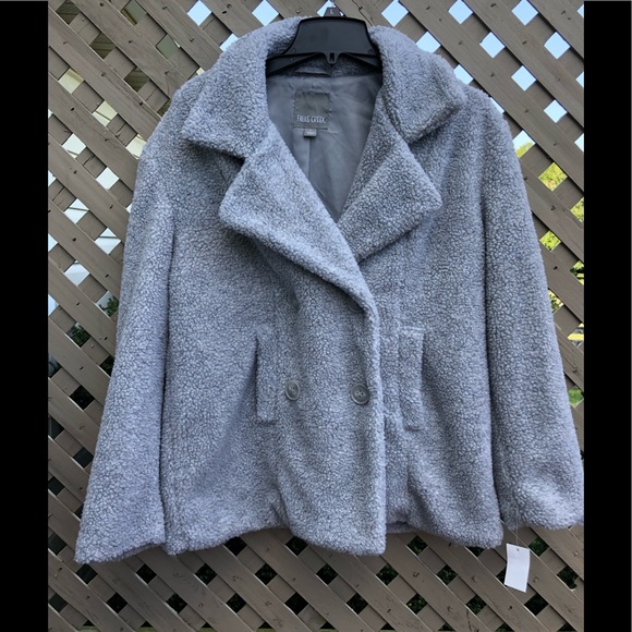 Nwt Falls Creek Sherpa Peacoat Size 